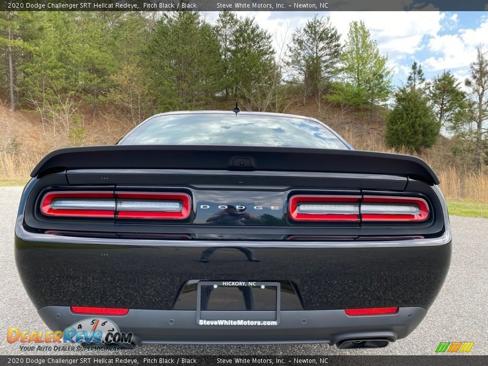 2020 Dodge Challenger SRT Hellcat Redeye Pitch Black / Black Photo #7