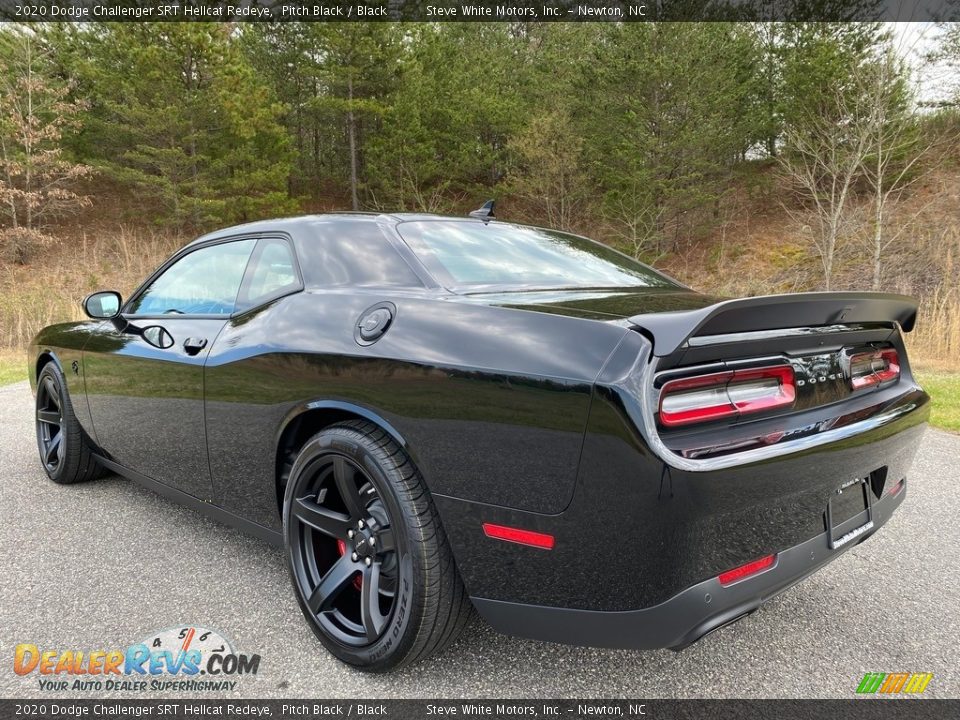 2020 Dodge Challenger SRT Hellcat Redeye Pitch Black / Black Photo #8