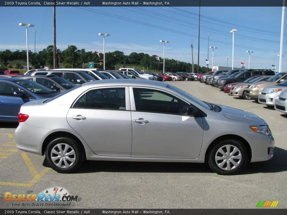 2009 Toyota Corolla Classic Silver Metallic / Ash Photo #7