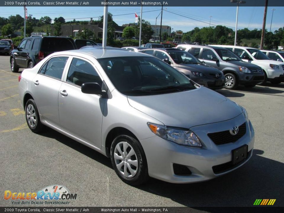 2009 Toyota Corolla Classic Silver Metallic / Ash Photo #8