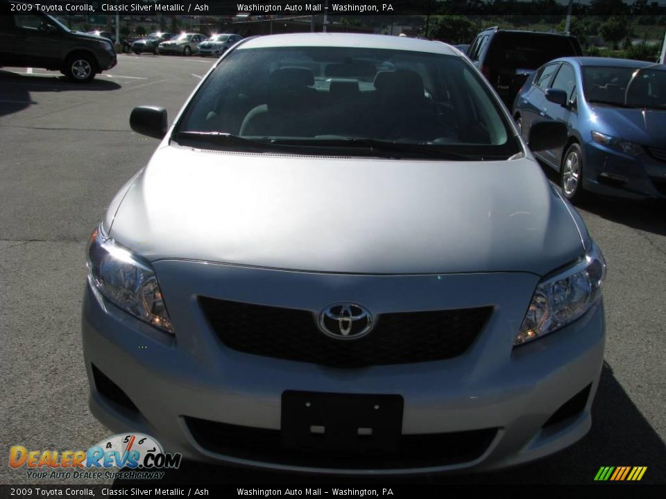2009 Toyota Corolla Classic Silver Metallic / Ash Photo #9