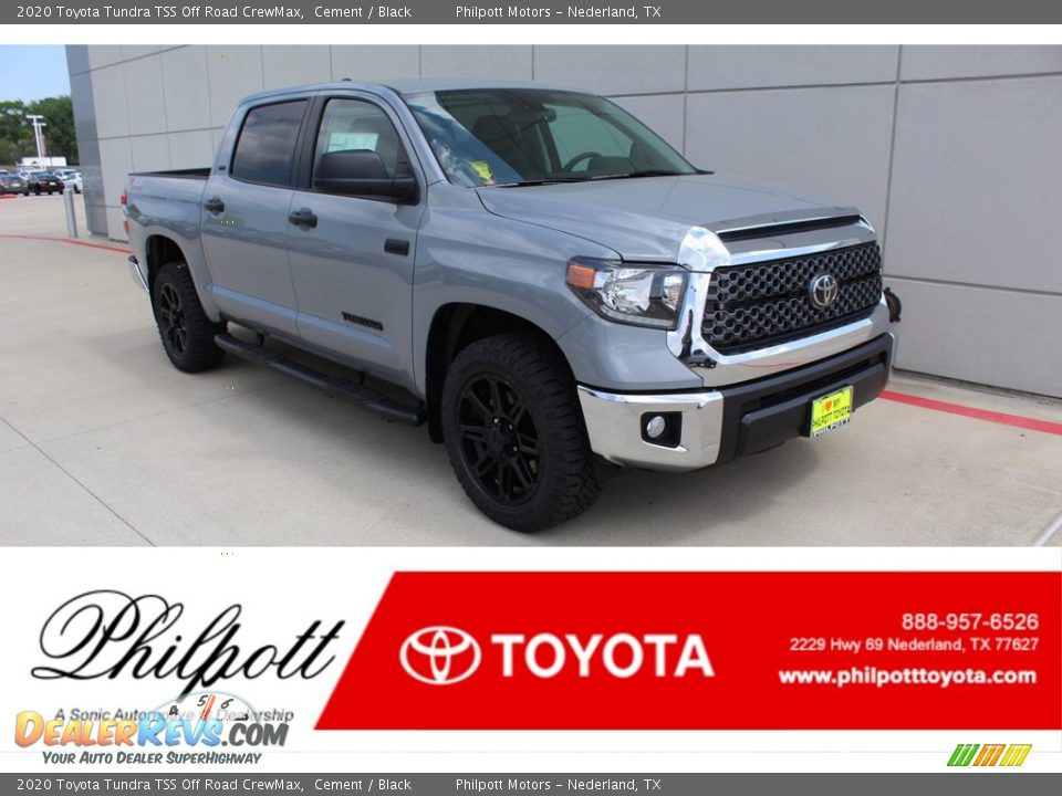 2020 Toyota Tundra TSS Off Road CrewMax Cement / Black Photo #1