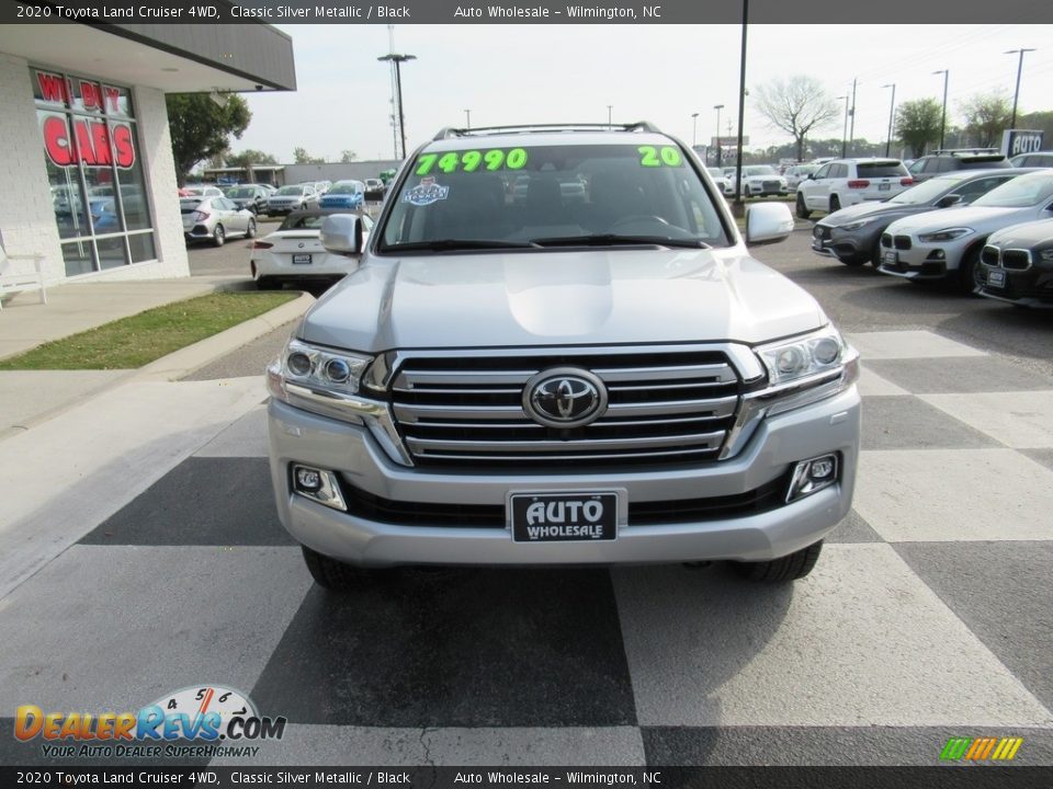 2020 Toyota Land Cruiser 4WD Classic Silver Metallic / Black Photo #2