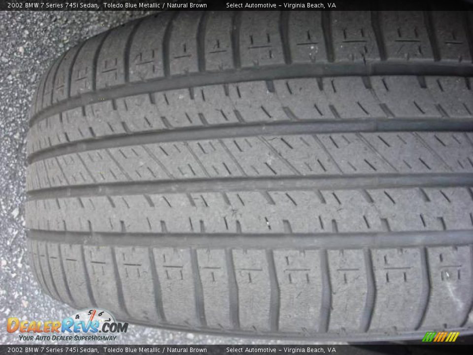 2002 BMW 7 Series 745i Sedan Toledo Blue Metallic / Natural Brown Photo #23