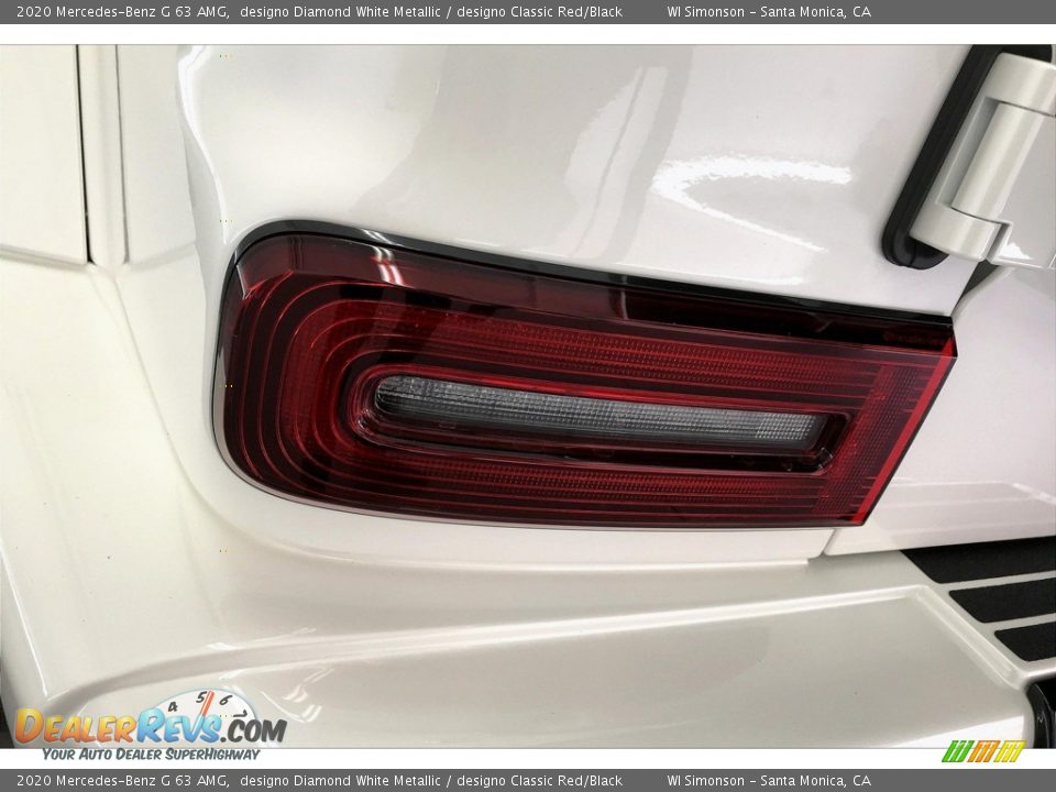 2020 Mercedes-Benz G 63 AMG designo Diamond White Metallic / designo Classic Red/Black Photo #26