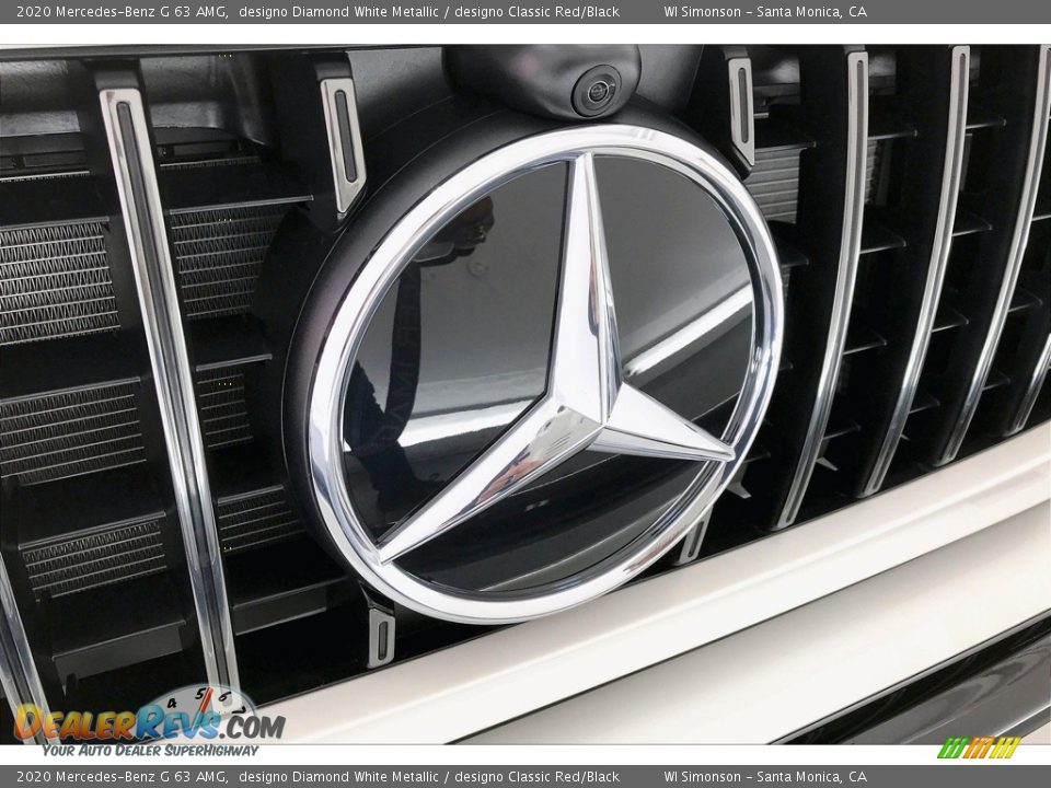 2020 Mercedes-Benz G 63 AMG designo Diamond White Metallic / designo Classic Red/Black Photo #33