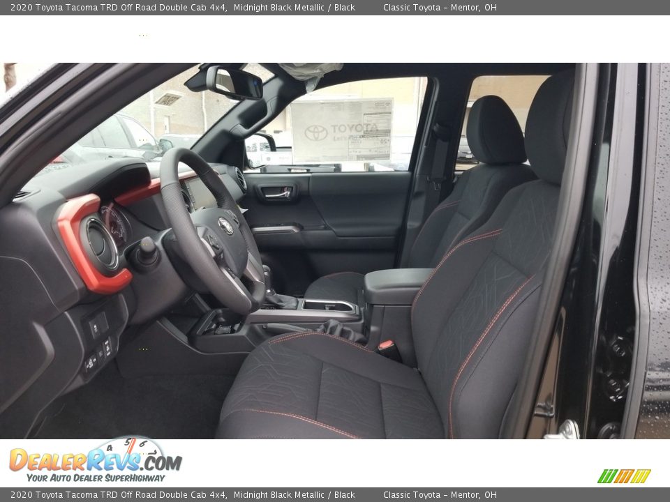 Front Seat of 2020 Toyota Tacoma TRD Off Road Double Cab 4x4 Photo #2