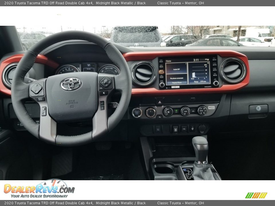 Dashboard of 2020 Toyota Tacoma TRD Off Road Double Cab 4x4 Photo #3