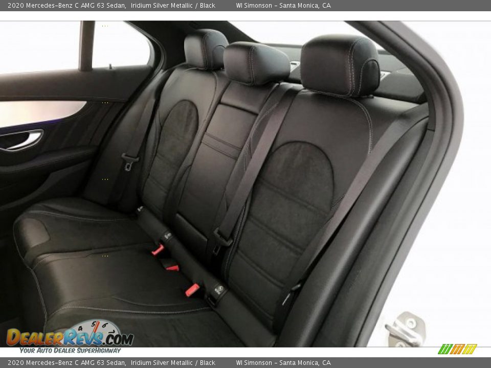 Rear Seat of 2020 Mercedes-Benz C AMG 63 Sedan Photo #15