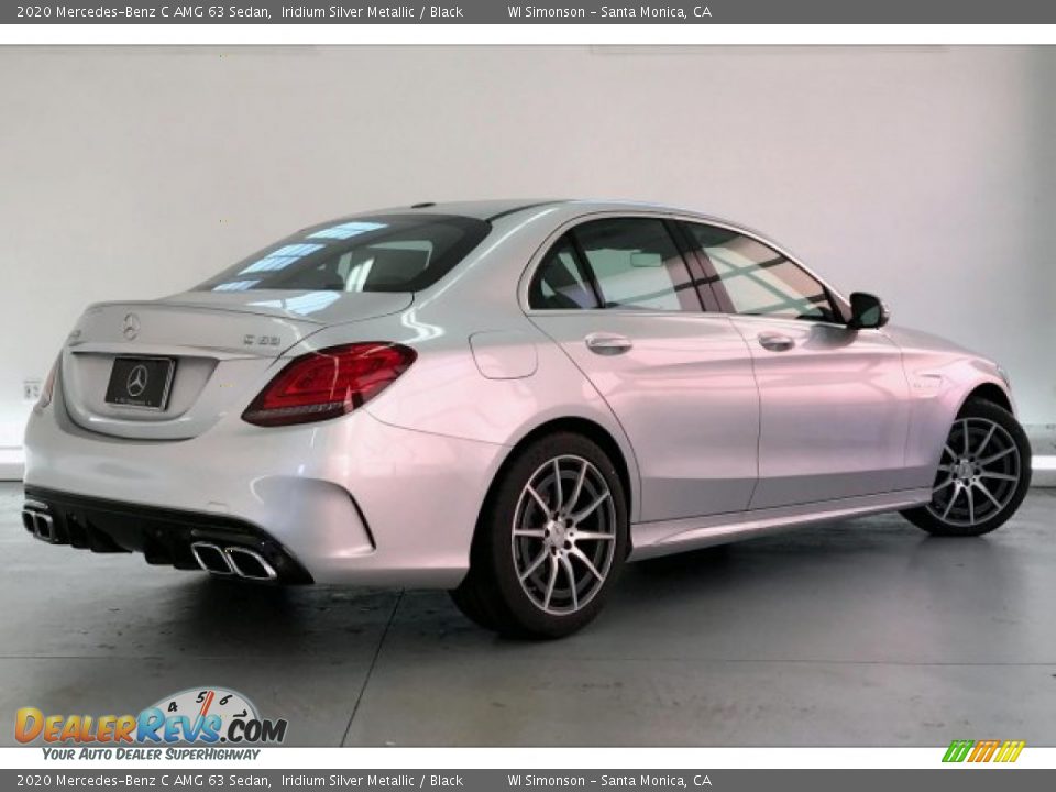 2020 Mercedes-Benz C AMG 63 Sedan Iridium Silver Metallic / Black Photo #16