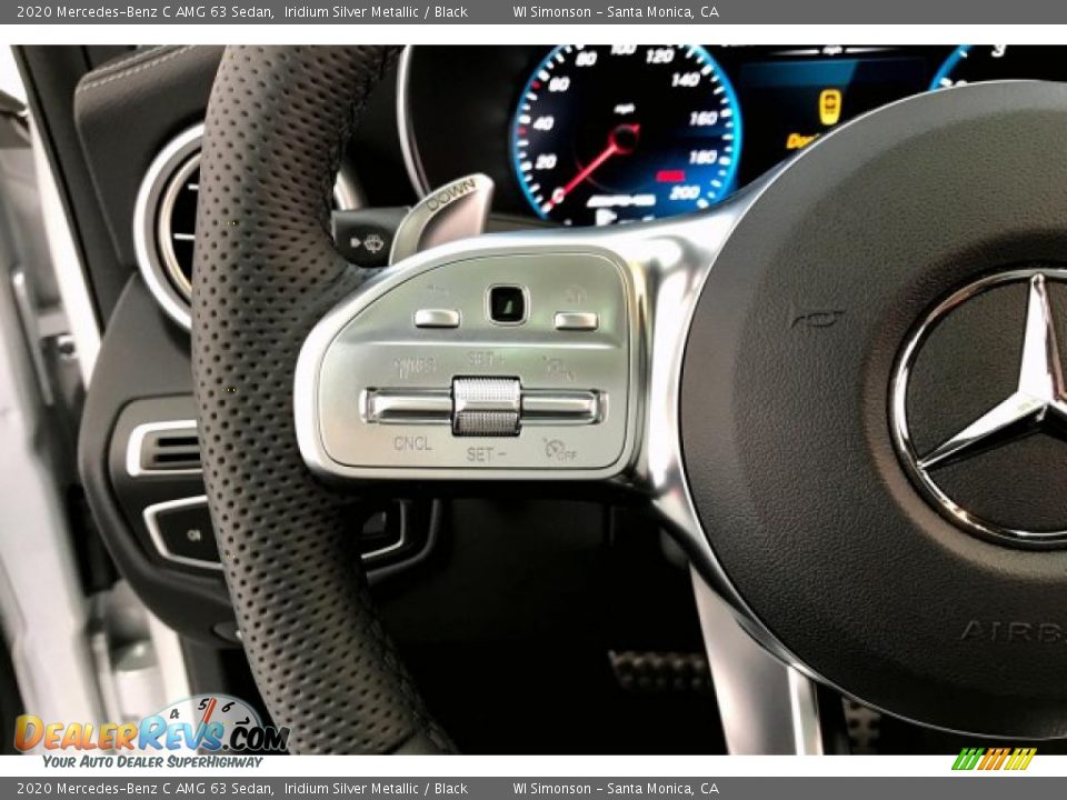 2020 Mercedes-Benz C AMG 63 Sedan Steering Wheel Photo #18