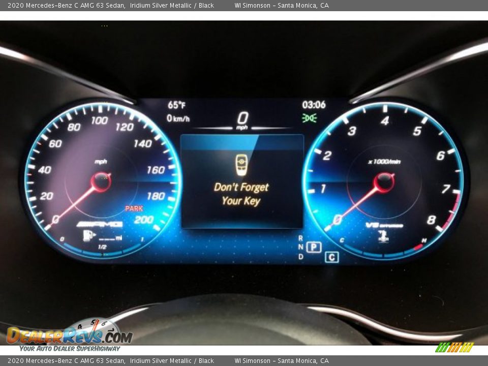 2020 Mercedes-Benz C AMG 63 Sedan Gauges Photo #20