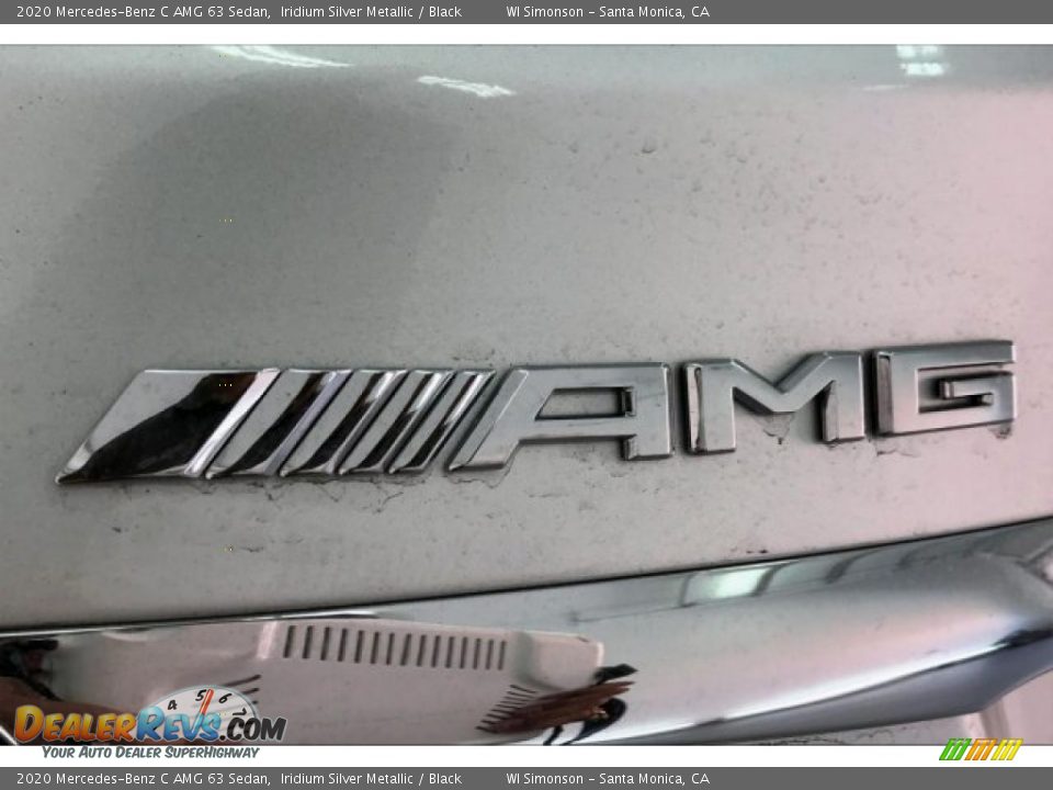 2020 Mercedes-Benz C AMG 63 Sedan Iridium Silver Metallic / Black Photo #27