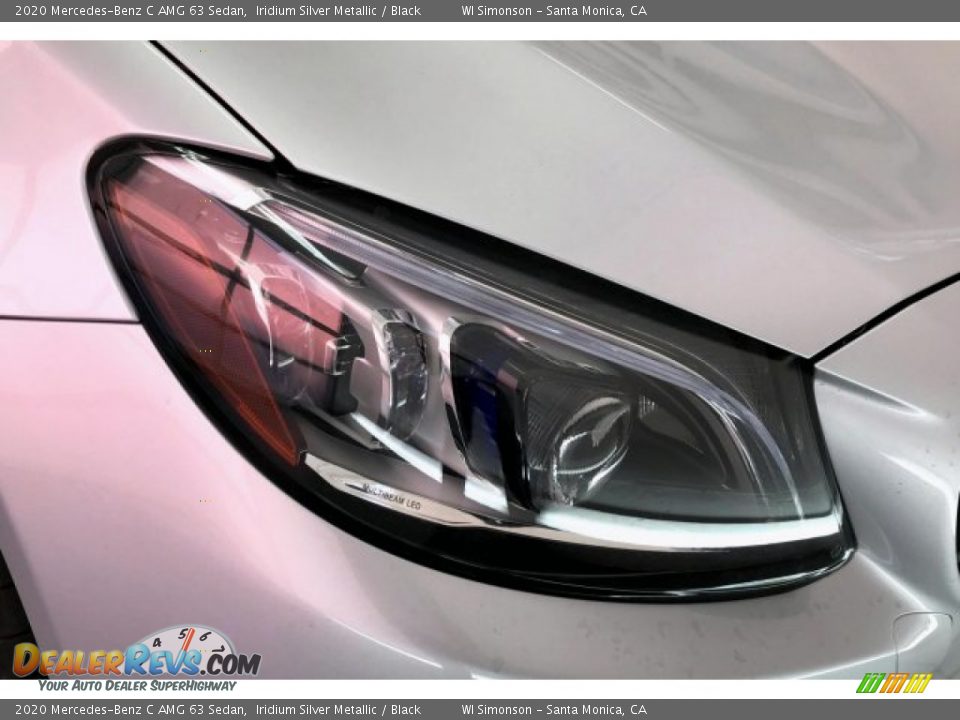 2020 Mercedes-Benz C AMG 63 Sedan Iridium Silver Metallic / Black Photo #32