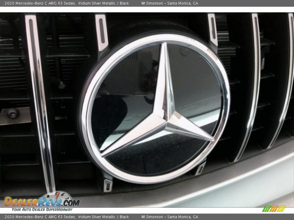 2020 Mercedes-Benz C AMG 63 Sedan Iridium Silver Metallic / Black Photo #33