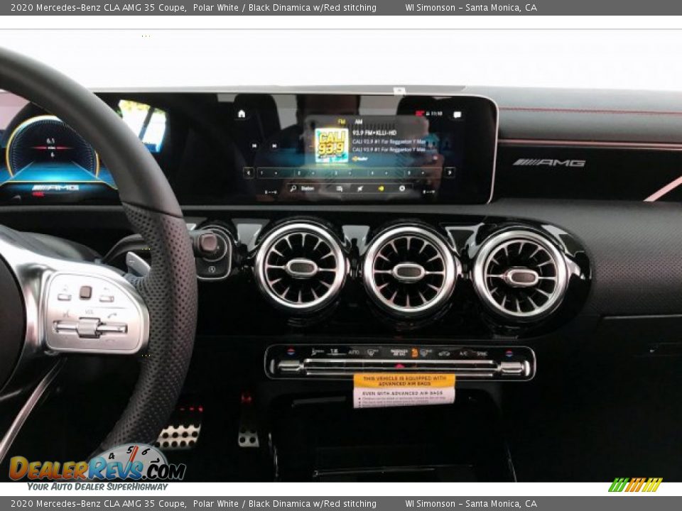 Controls of 2020 Mercedes-Benz CLA AMG 35 Coupe Photo #5