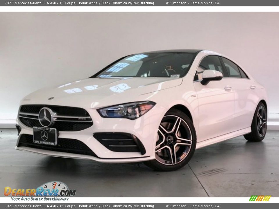 Front 3/4 View of 2020 Mercedes-Benz CLA AMG 35 Coupe Photo #12