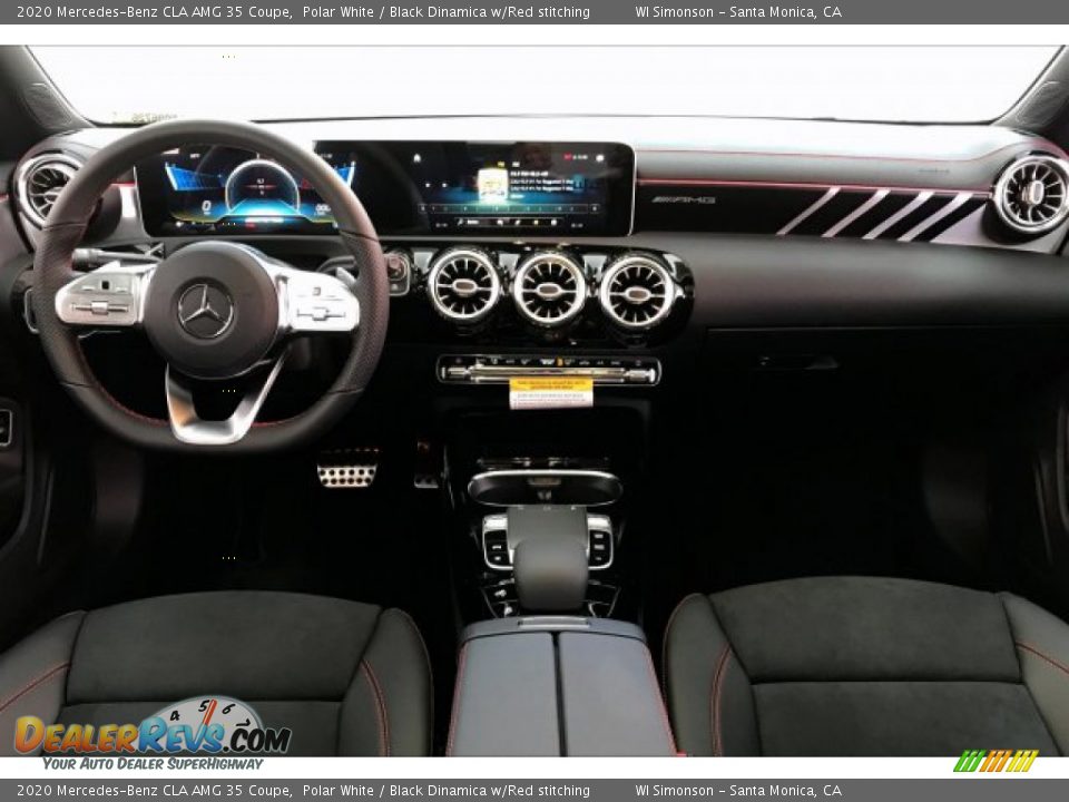 Dashboard of 2020 Mercedes-Benz CLA AMG 35 Coupe Photo #17