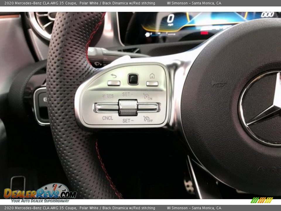 2020 Mercedes-Benz CLA AMG 35 Coupe Steering Wheel Photo #18