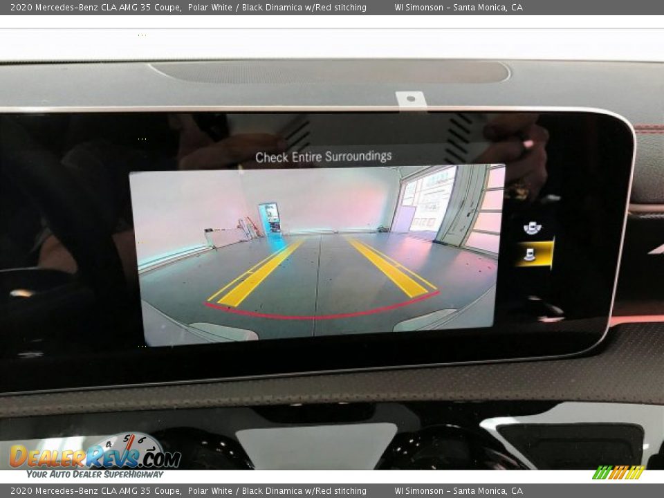 2020 Mercedes-Benz CLA AMG 35 Coupe Polar White / Black Dinamica w/Red stitching Photo #21