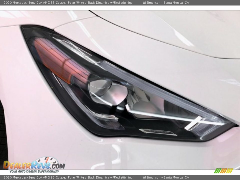 2020 Mercedes-Benz CLA AMG 35 Coupe Polar White / Black Dinamica w/Red stitching Photo #32