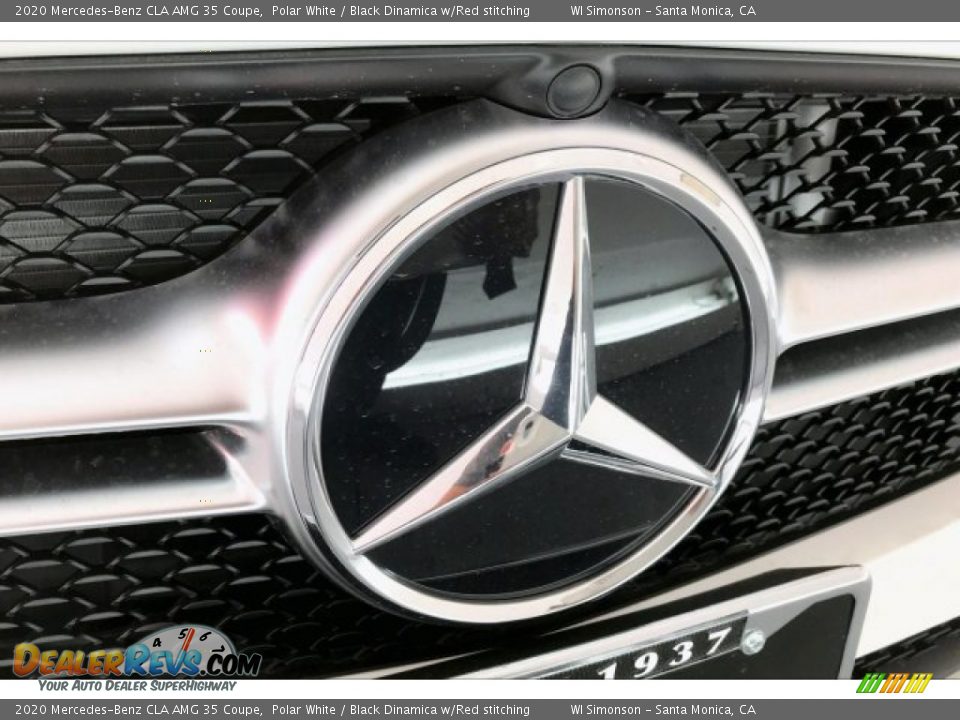 2020 Mercedes-Benz CLA AMG 35 Coupe Polar White / Black Dinamica w/Red stitching Photo #33