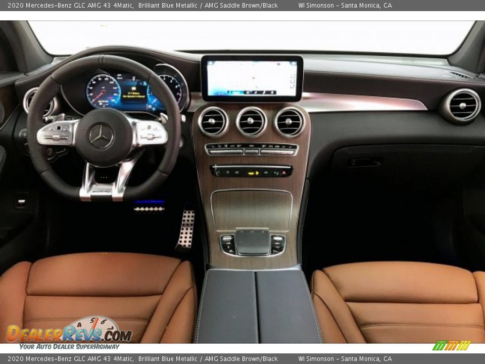 Dashboard of 2020 Mercedes-Benz GLC AMG 43 4Matic Photo #17