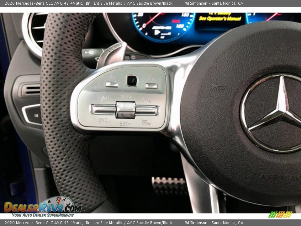 2020 Mercedes-Benz GLC AMG 43 4Matic Steering Wheel Photo #18