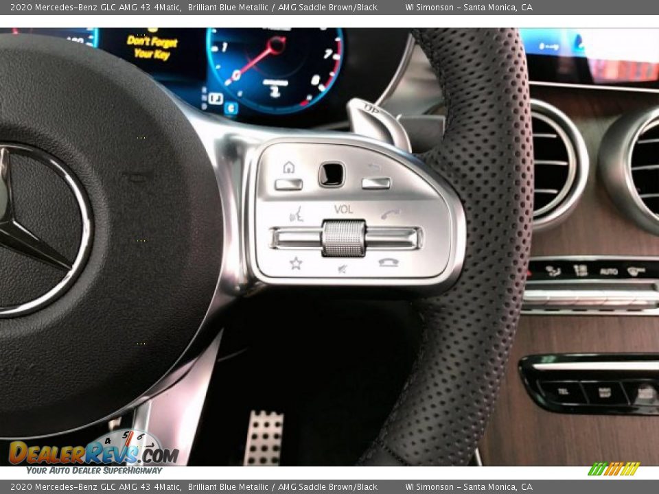 2020 Mercedes-Benz GLC AMG 43 4Matic Steering Wheel Photo #19