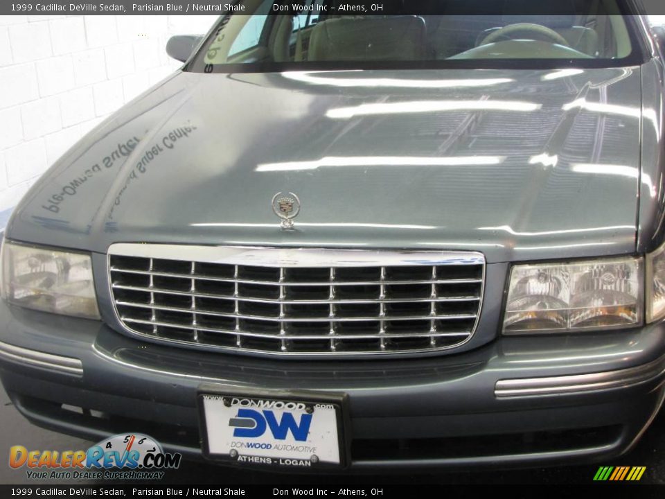 1999 Cadillac DeVille Sedan Parisian Blue / Neutral Shale Photo #1