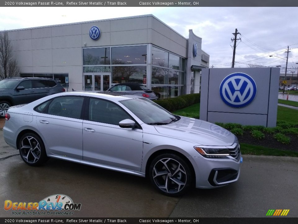 Reflex Silver Metallic 2020 Volkswagen Passat R-Line Photo #1