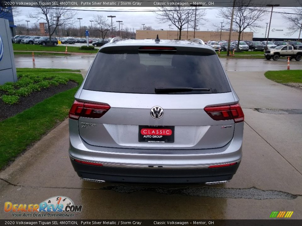 2020 Volkswagen Tiguan SEL 4MOTION Pyrite Silver Metallic / Storm Gray Photo #5