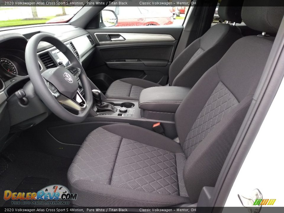 Titan Black Interior - 2020 Volkswagen Atlas Cross Sport S 4Motion Photo #3