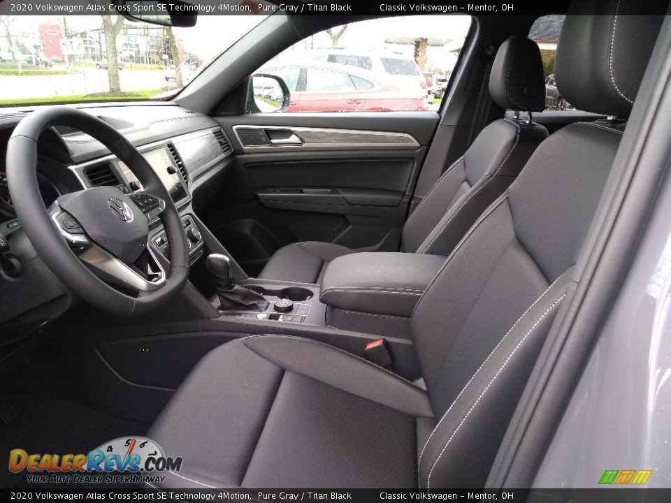 2020 Volkswagen Atlas Cross Sport SE Technology 4Motion Pure Gray / Titan Black Photo #3