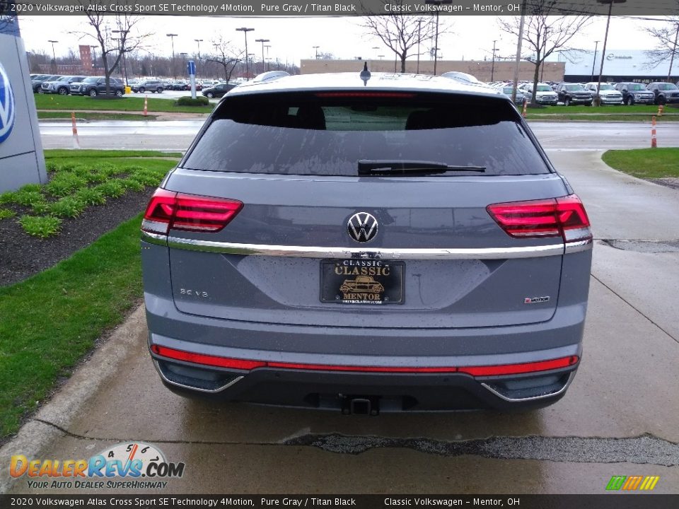 2020 Volkswagen Atlas Cross Sport SE Technology 4Motion Pure Gray / Titan Black Photo #5