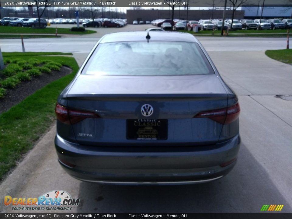 2020 Volkswagen Jetta SE Platinum Gray Metallic / Titan Black Photo #5