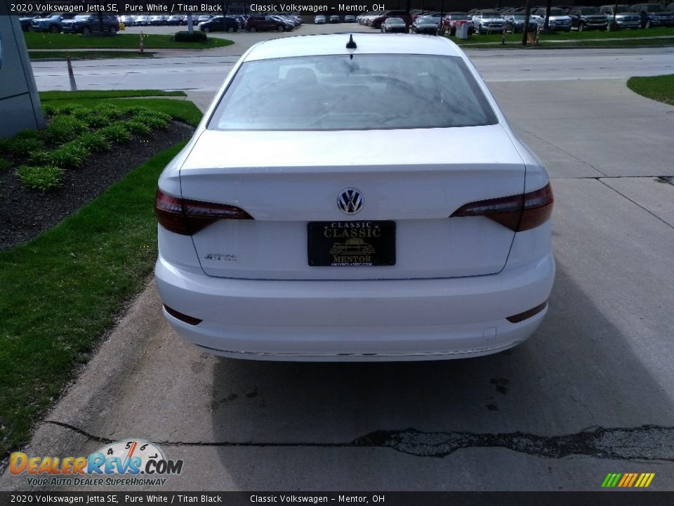 2020 Volkswagen Jetta SE Pure White / Titan Black Photo #5