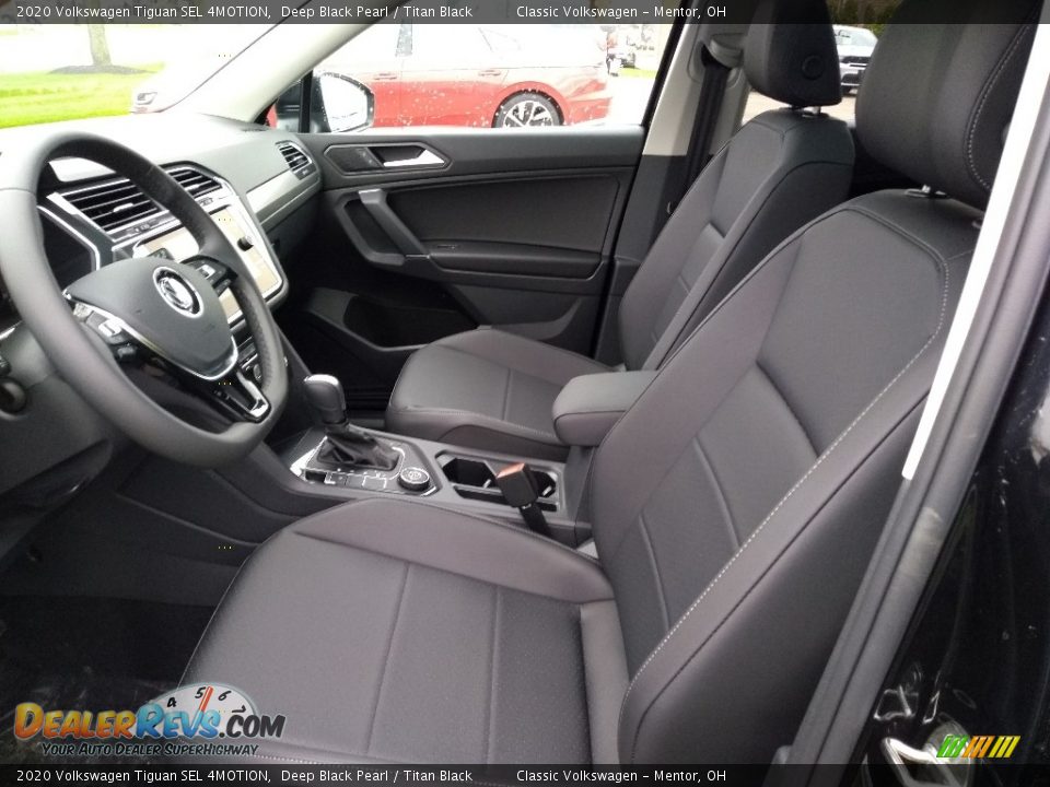 Titan Black Interior - 2020 Volkswagen Tiguan SEL 4MOTION Photo #3