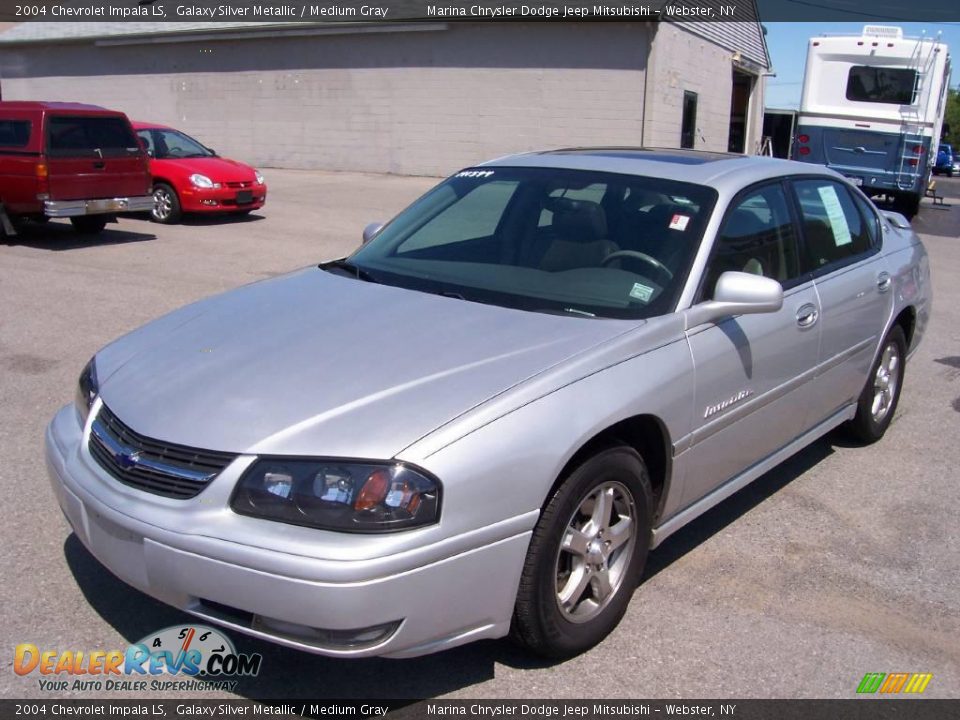 2004 Chevrolet Impala LS Galaxy Silver Metallic / Medium Gray Photo #1