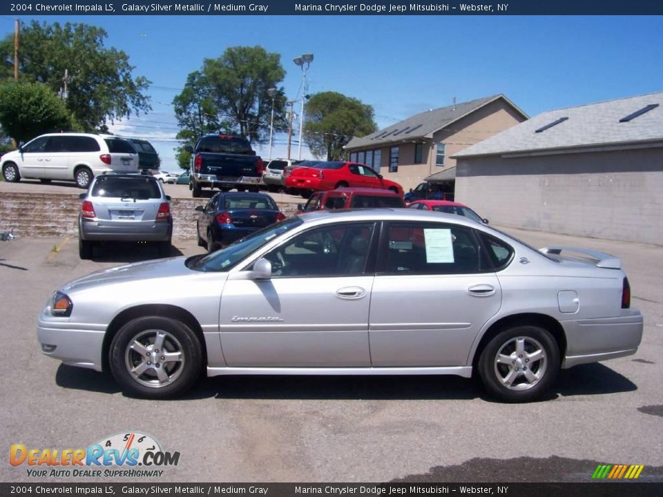 2004 Chevrolet Impala LS Galaxy Silver Metallic / Medium Gray Photo #7