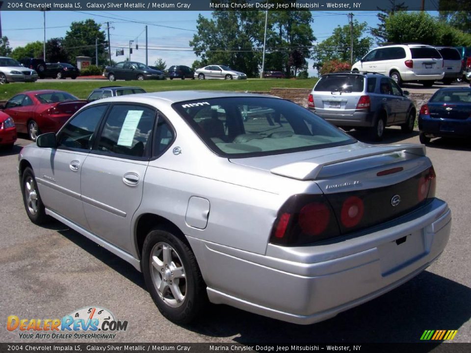 2004 Chevrolet Impala LS Galaxy Silver Metallic / Medium Gray Photo #8