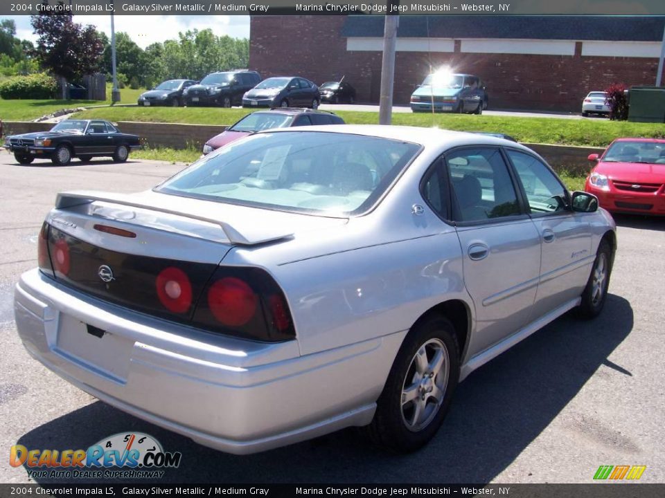 2004 Chevrolet Impala LS Galaxy Silver Metallic / Medium Gray Photo #10