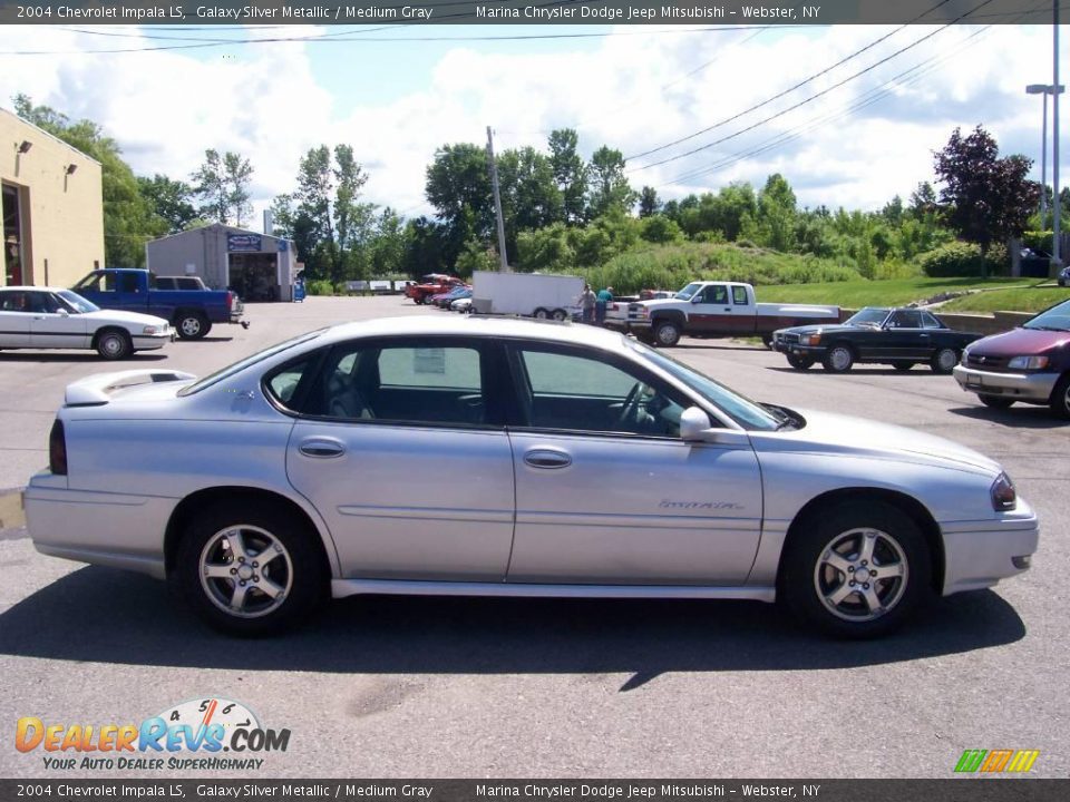 2004 Chevrolet Impala LS Galaxy Silver Metallic / Medium Gray Photo #11