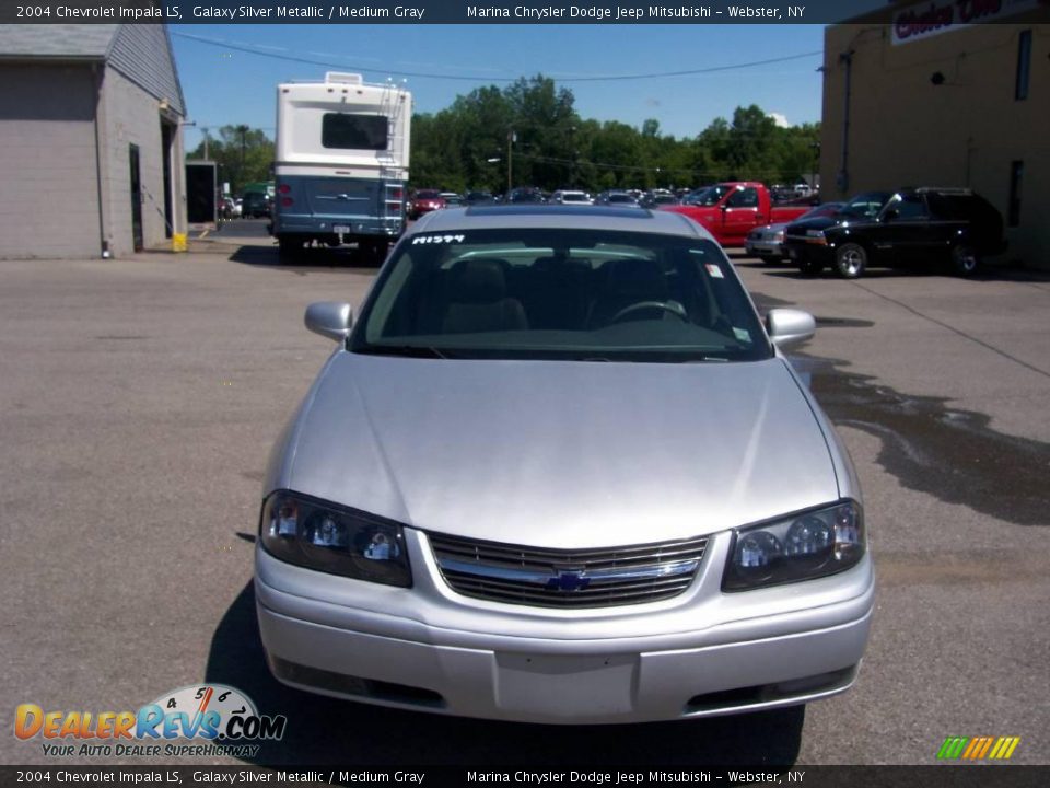 2004 Chevrolet Impala LS Galaxy Silver Metallic / Medium Gray Photo #13