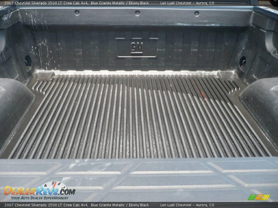 2007 Chevrolet Silverado 1500 LT Crew Cab 4x4 Blue Granite Metallic / Ebony Black Photo #11