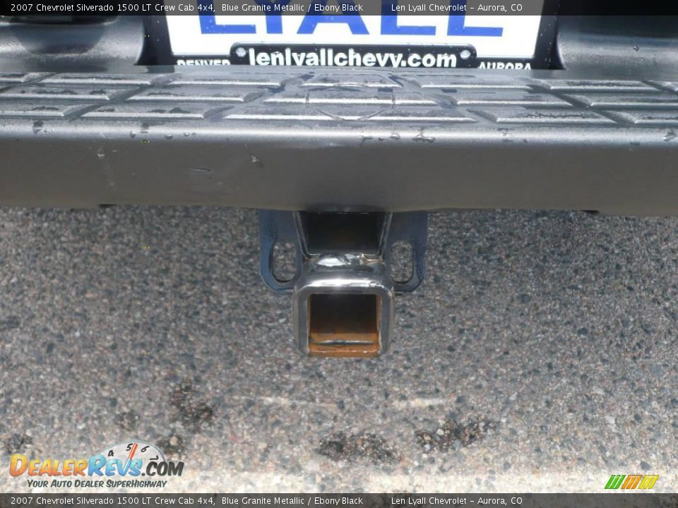 2007 Chevrolet Silverado 1500 LT Crew Cab 4x4 Blue Granite Metallic / Ebony Black Photo #13