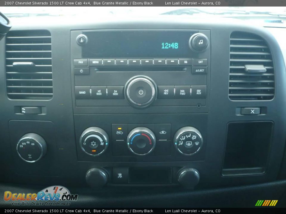 2007 Chevrolet Silverado 1500 LT Crew Cab 4x4 Blue Granite Metallic / Ebony Black Photo #20