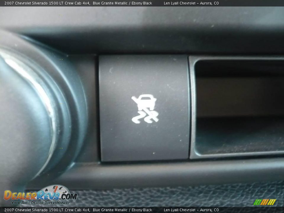 2007 Chevrolet Silverado 1500 LT Crew Cab 4x4 Blue Granite Metallic / Ebony Black Photo #29