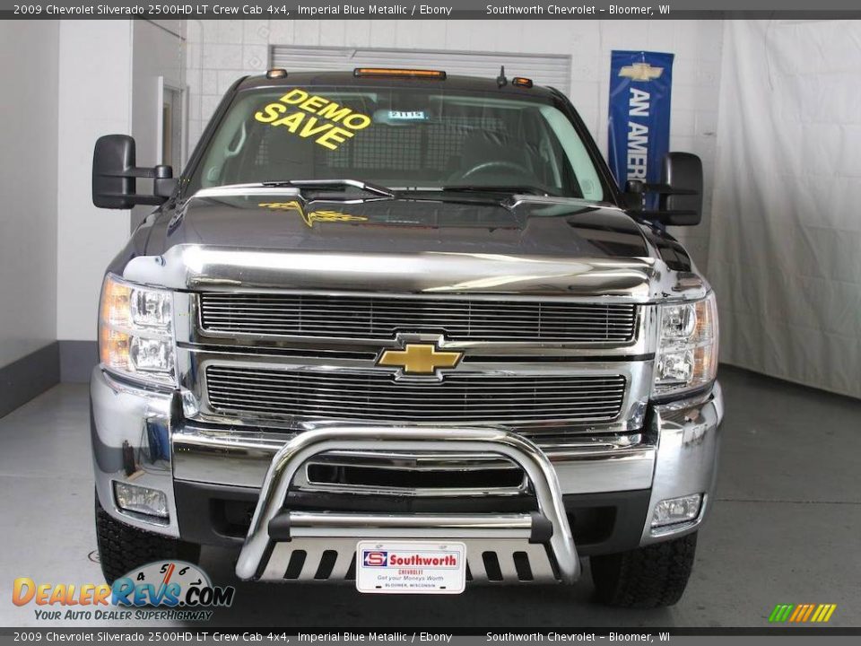2009 Chevrolet Silverado 2500HD LT Crew Cab 4x4 Imperial Blue Metallic / Ebony Photo #2