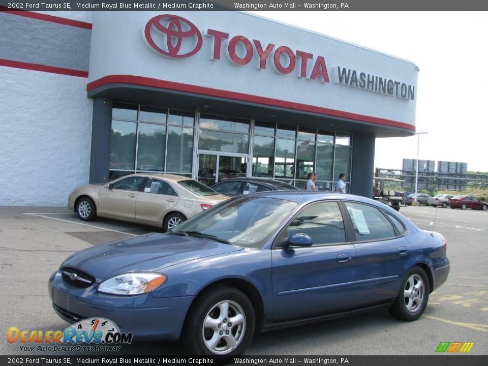 2002 Ford Taurus SE Medium Royal Blue Metallic / Medium Graphite Photo #1